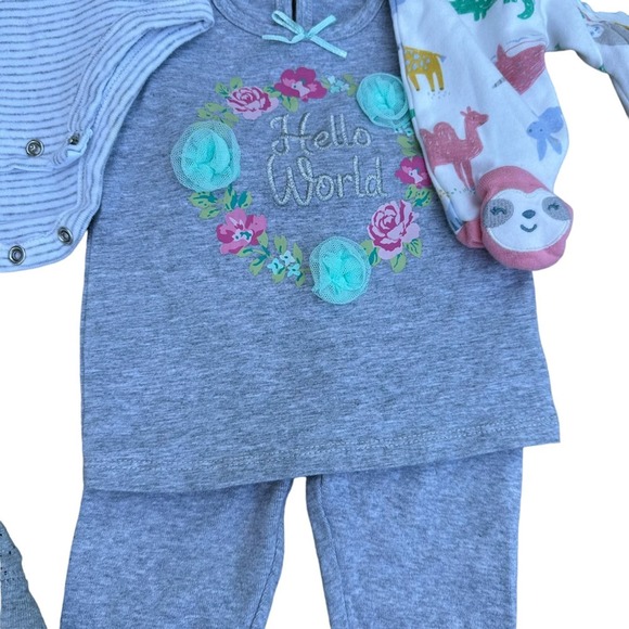 Carter’s Baby Clothes Bundle 3 Months Onsies Outfits Soft Footies - Picture 5 of 12